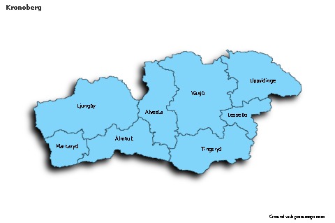 Sample Maps for Kronoberg (blue,shadowy)