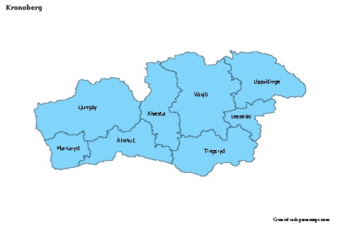 Sample Maps for Kronoberg (blue)