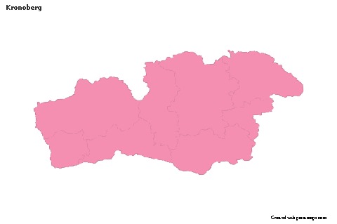 Sample Maps for Kronoberg (pink,outline)