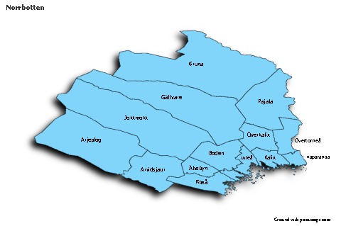 Sample Maps for Norrbotten (blue,shadowy)