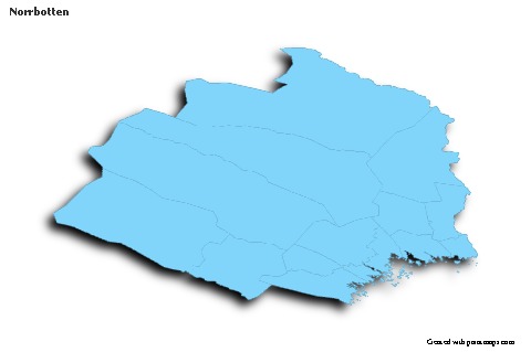Sample Maps for Norrbotten (blue,outline,shadowy)