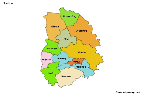 Sample Maps for Orebro (colored)