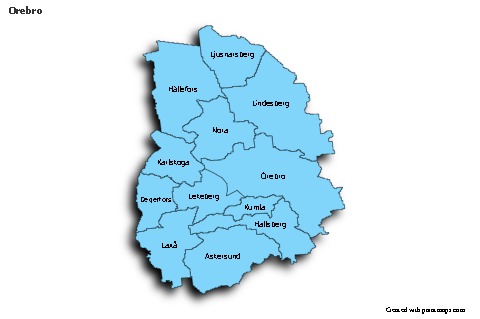 Sample Maps for Orebro (blue,shadowy)