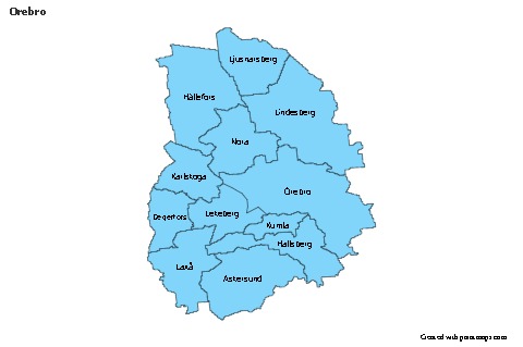 Sample Maps for Orebro (blue)