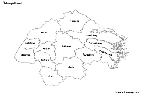 Sample Maps for Östergötland (black-white)