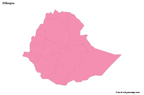 Sample Maps for Ethiopia (pink,outline)