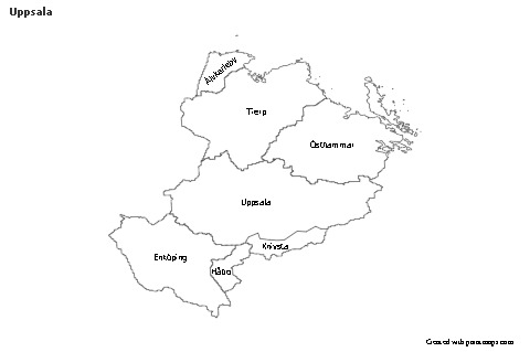 Sample Maps for Uppsala (black-white)