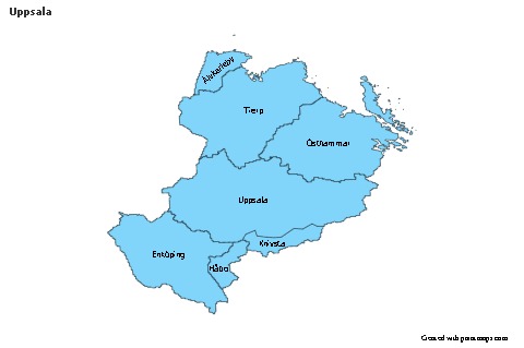 Sample Maps for Uppsala (blue)