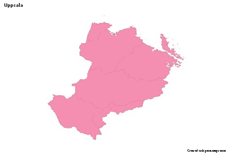 Sample Maps for Uppsala (pink,outline)