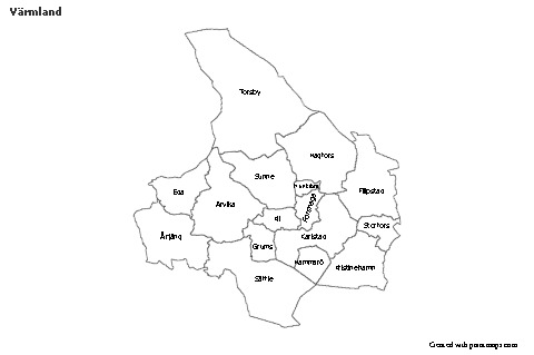 Sample Maps for Värmland (black-white)