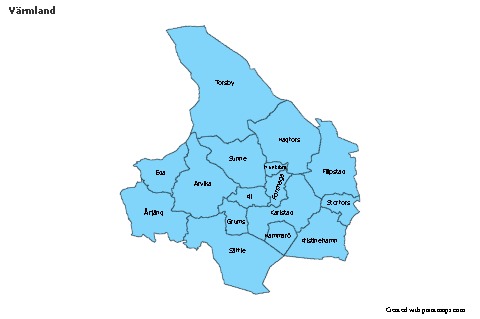 Sample Maps for Värmland (blue)