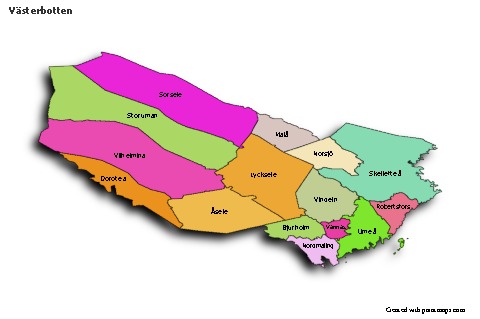 Sample Maps for Västerbotten (colored,shadowy)