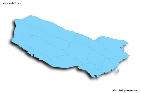 Sample Maps for Västerbotten (blue,outline,shadowy)