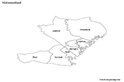 Sample Maps for Västernorrland (black-white)