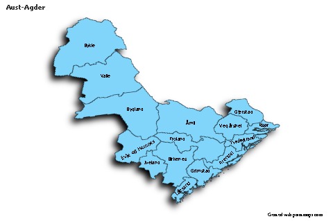Sample Maps for Aust-Agder (blue,shadowy)