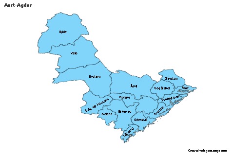 Sample Maps for Aust-Agder (blue)