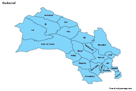Sample Maps for Buskerud (blue)