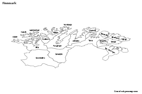 Sample Maps for Finnmark (black-white)