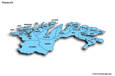 Sample Maps for Finnmark (blue,shadowy)