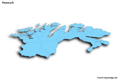 Sample Maps for Finnmark (blue,outline,shadowy)