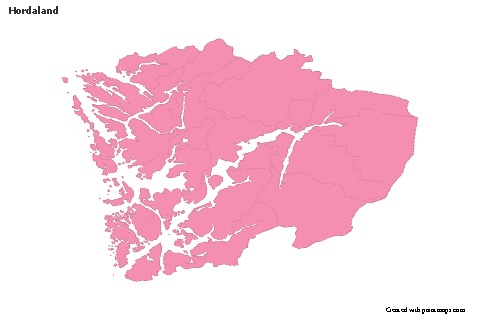 Sample Maps for Hordaland (pink,outline)