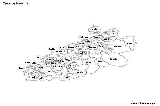 Sample Maps for Møre og Romsdal (black-white)