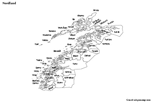Sample Maps for Nordland (black-white)