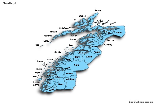 Sample Maps for Nordland (blue,shadowy)