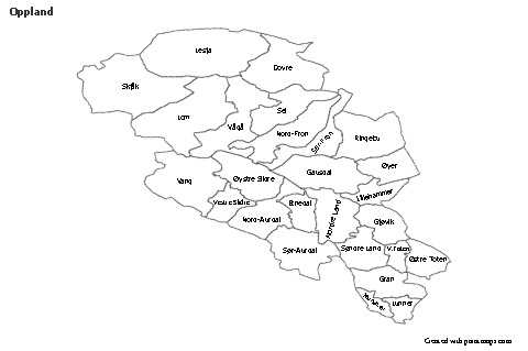 Sample Maps for Oppland (black-white)