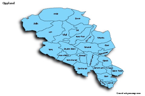 Sample Maps for Oppland (blue,shadowy)