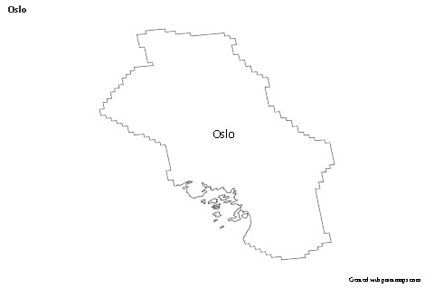 Sample Maps for Oslo (black-white)