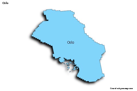 Sample Maps for Oslo (blue,shadowy)