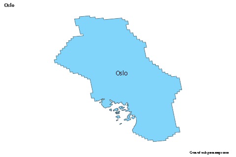 Sample Maps for Oslo (blue)