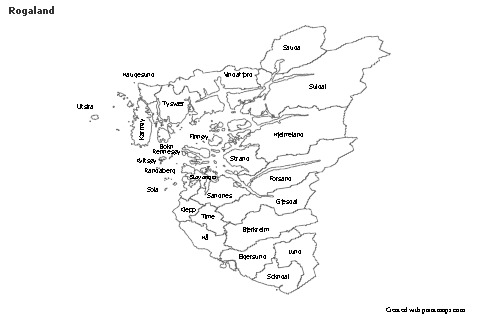 Sample Maps for Rogaland (black-white)
