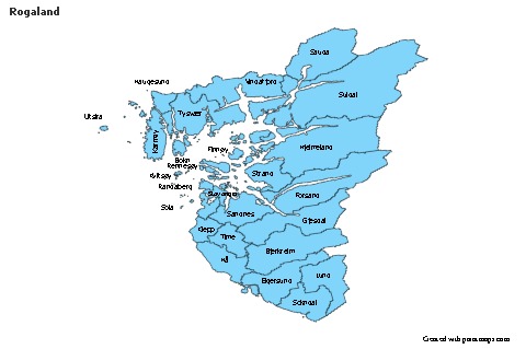 Sample Maps for Rogaland (blue)