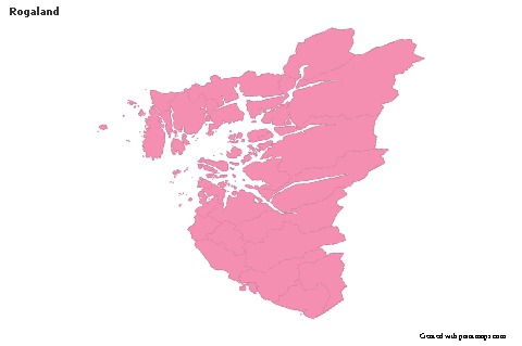 Sample Maps for Rogaland (pink,outline)