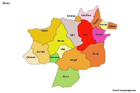 Sample Maps for Sivas (colored)