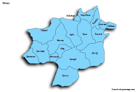 Sample Maps for Sivas (blue,shadowy)