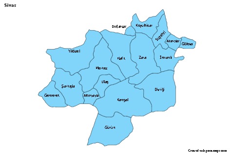 Sample Maps for Sivas (blue)