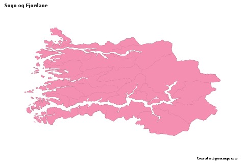 Sample Maps for Sogn og Fjordane (pink,outline)