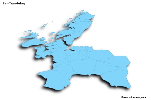 Sample Maps for Sør-Trøndelag (blue,outline,shadowy)