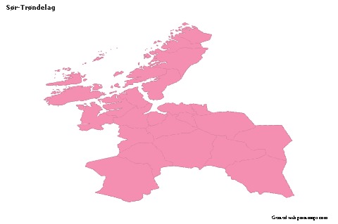 Sample Maps for Sør-Trøndelag (pink,outline)