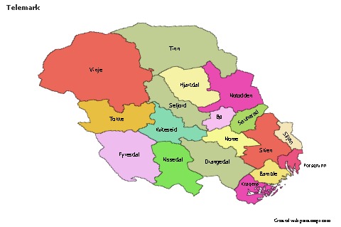 Sample Maps for Telemark (colored)