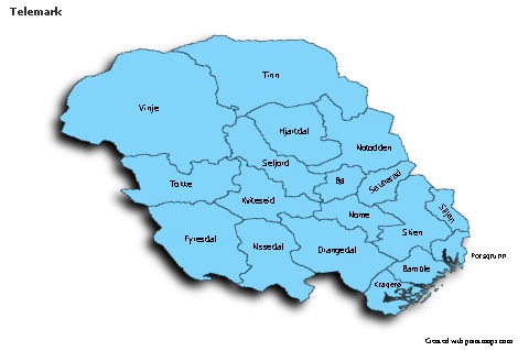 Sample Maps for Telemark (blue,shadowy)