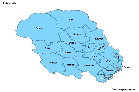 Sample Maps for Telemark (blue)