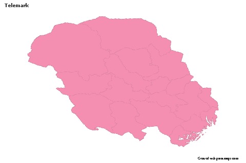 Sample Maps for Telemark (pink,outline)