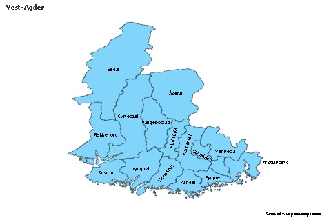 Sample Maps for Vest-Agder (blue)