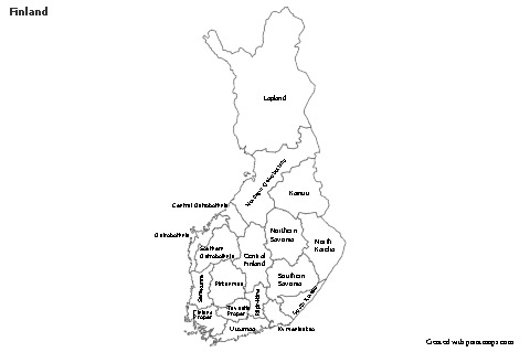 Sample Maps for Finland (black-white)