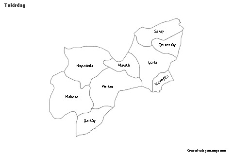 Sample Maps for Tekirdag (black-white)