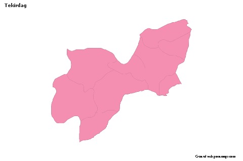 Sample Maps for Tekirdag (pink,outline)